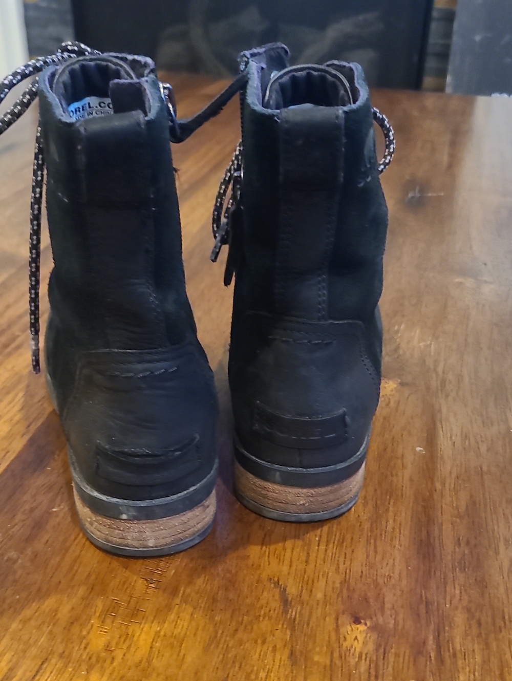 SOREL Emelie Short Lace Up Boots 6.5 - Picture 6 of 8